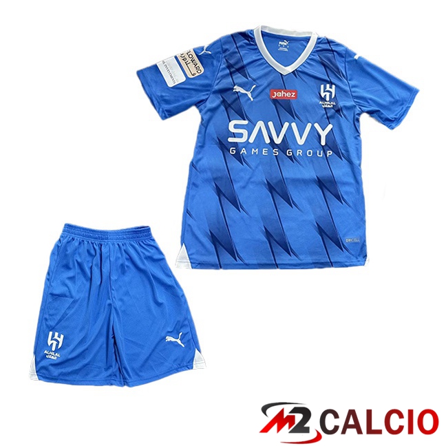 Maglie Calcio Al-Hilal FC Bambino Prima Blu 2023/2024