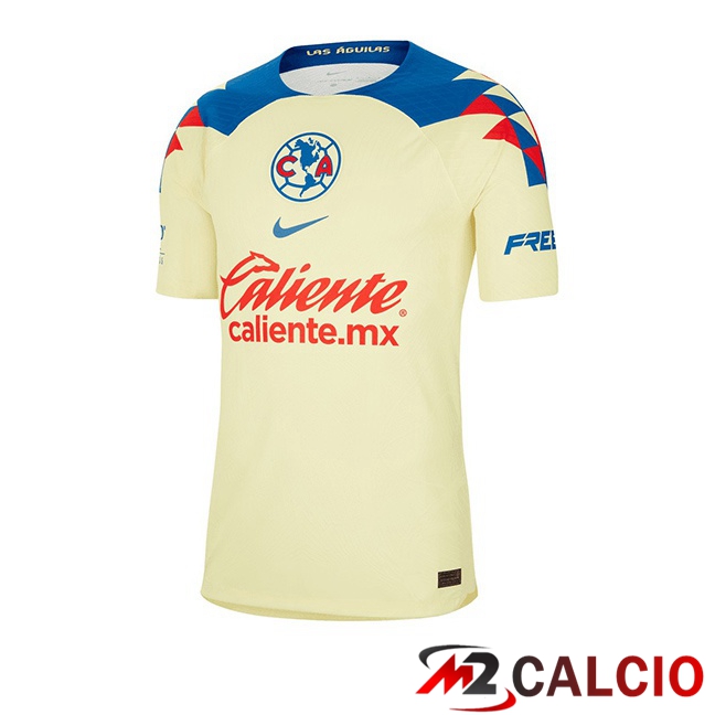 Maglie Calcio Personalizzate,Tute Calcio Squadre,Maglia Nazionale Italiana Calcio | Maglie Calcio Club America Prima Giallo 2023/2024