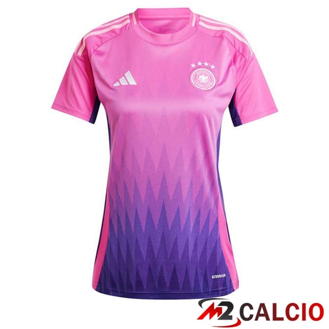 Maglie Calcio Personalizzate,Tute Calcio Squadre,Maglia Nazionale Italiana Calcio | Maglie Calcio Germania Donna Seconda Rosa Viola 2024/2025