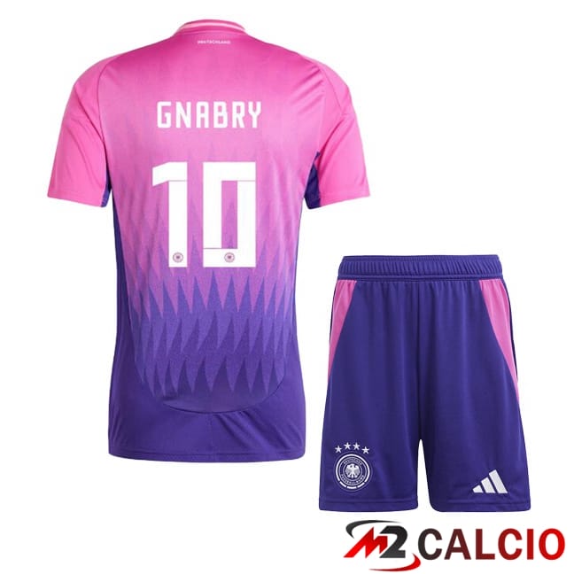 Maglie Calcio Personalizzate,Tute Calcio Squadre,Maglia Nazionale Italiana Calcio | Maglie Calcio Germania (GNABRY 10) Bambino Seconda Rosa Viola 2024/2025 Maglie Calcio Personalizzate,Tute Calcio Squadre,Maglia Nazionale Italiana Calcio | Maglie Calcio Germania (GNABRY 10) Bambino Seconda Rosa Viola 2024/2025