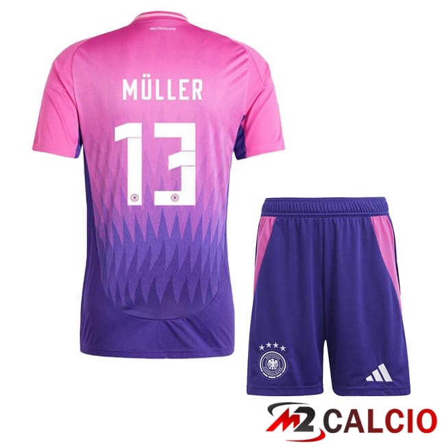 Maglie Calcio Personalizzate,Tute Calcio Squadre,Maglia Nazionale Italiana Calcio | Maglie Calcio Germania (MÜLLER 13) Bambino Seconda Rosa Viola 2024/2025 Maglie Calcio Personalizzate,Tute Calcio Squadre,Maglia Nazionale Italiana Calcio | Maglie Calcio Germania (MÜLLER 13) Bambino Seconda Rosa Viola 2024/2025