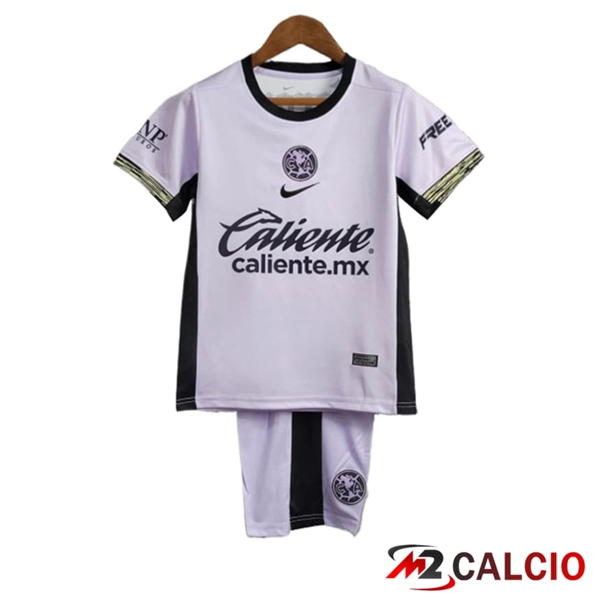 Maglie Calcio Personalizzate,Tute Calcio Squadre,Maglia Nazionale Italiana Calcio | Maglie Calcio Club America Bambino Grigio 2023/2024