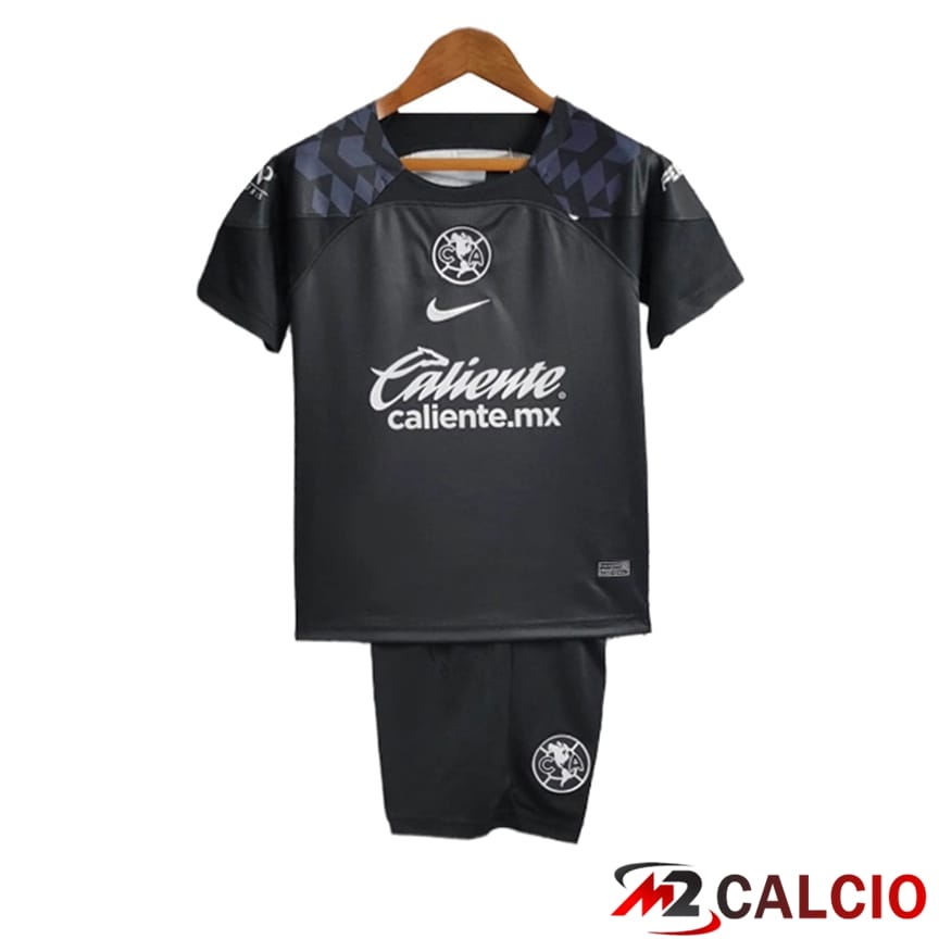 Maglie Calcio Personalizzate,Tute Calcio Squadre,Maglia Nazionale Italiana Calcio | Maglie Calcio Club America Bambino Nero 2023/2024