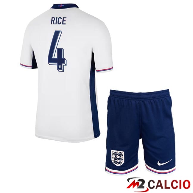 Maglie Calcio Personalizzate,Tute Calcio Squadre,Maglia Nazionale Italiana Calcio | Maglie Calcio Inghilterra (Rice 4) Bambino Prima Bianco 2024/2025 Maglie Calcio Personalizzate,Tute Calcio Squadre,Maglia Nazionale Italiana Calcio | Maglie Calcio Inghilterra (Rice 4) Bambino Prima Bianco 2024/2025