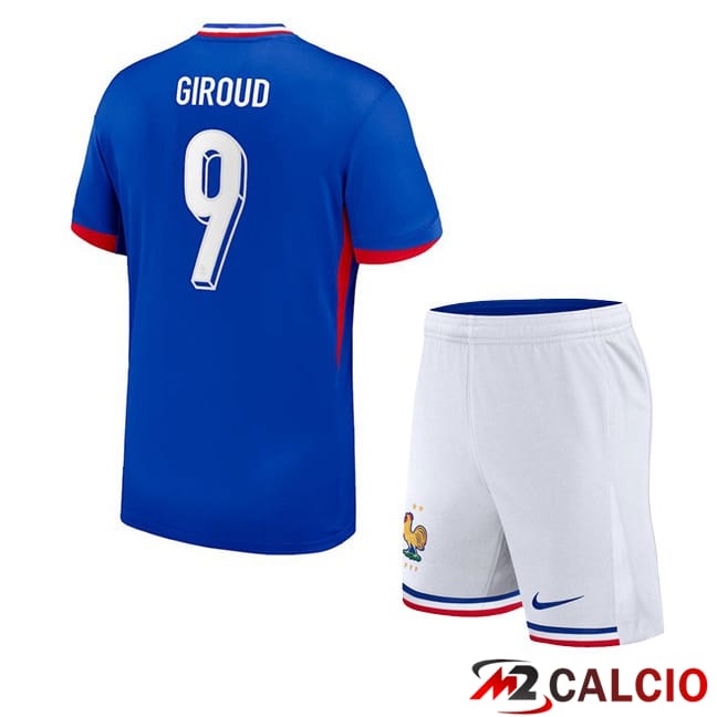 Maglie Calcio Personalizzate,Tute Calcio Squadre,Maglia Nazionale Italiana Calcio | Maglie Calcio Francia (Giroud 9) Bambino Prima Blu 2024/2025 Maglie Calcio Personalizzate,Tute Calcio Squadre,Maglia Nazionale Italiana Calcio | Maglie Calcio Francia (Giroud 9) Bambino Prima Blu 2024/2025