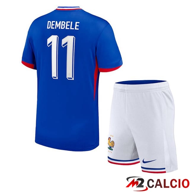 Maglie Calcio Personalizzate,Tute Calcio Squadre,Maglia Nazionale Italiana Calcio | Maglie Calcio Francia (DEMBELE 11) Bambino Prima Blu 2024/2025 Maglie Calcio Personalizzate,Tute Calcio Squadre,Maglia Nazionale Italiana Calcio | Maglie Calcio Francia (DEMBELE 11) Bambino Prima Blu 2024/2025