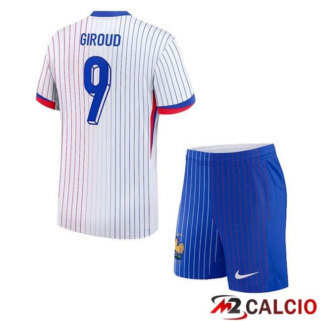 Maglie Calcio Personalizzate,Tute Calcio Squadre,Maglia Nazionale Italiana Calcio | Maglie Calcio Francia (Giroud 9) Bambino Seconda Bianco 2024/2025 Maglie Calcio Personalizzate,Tute Calcio Squadre,Maglia Nazionale Italiana Calcio | Maglie Calcio Francia (Giroud 9) Bambino Seconda Bianco 2024/2025