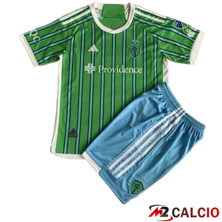 Maglie Calcio Personalizzate,Tute Calcio Squadre,Maglia Nazionale Italiana Calcio | Maglie Calcio FC Seattle Sounders Bambino Prima 2024/2025