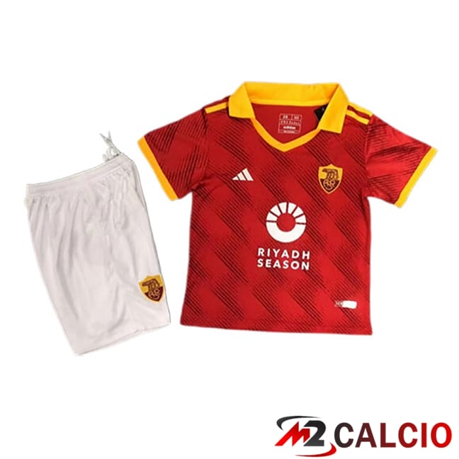 Maglie Calcio Personalizzate,Tute Calcio Squadre,Maglia Nazionale Italiana Calcio | Maglie Calcio As Rome Bambino Quarto 2024/2025