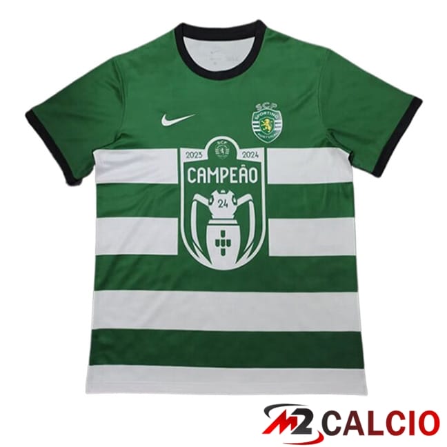 Maglie Calcio Sporting Portogallo Special Champion Verde 2024/2025