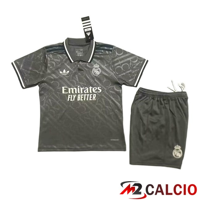 Maglie Calcio Personalizzate,Tute Calcio Squadre,Maglia Nazionale Italiana Calcio | Maglie Calcio Real Madrid Bambino Terza 2024/2025