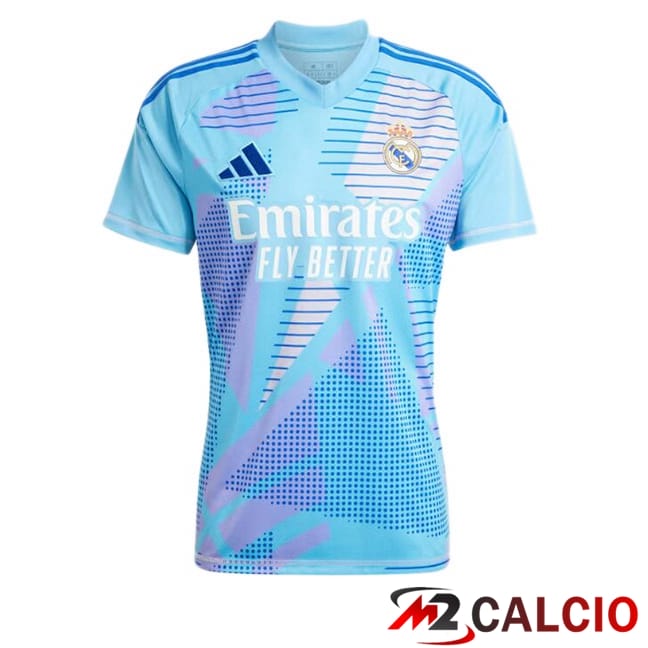 Maglie Calcio Personalizzate,Tute Calcio Squadre,Maglia Nazionale Italiana Calcio | Maglie Calcio Real Madrid Portiere Blu 2024/2025