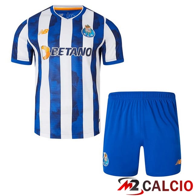 Maglie Calcio Personalizzate,Tute Calcio Squadre,Maglia Nazionale Italiana Calcio | Maglie Calcio FC Porto Bambino Prima Blu Bianco 2024/2025