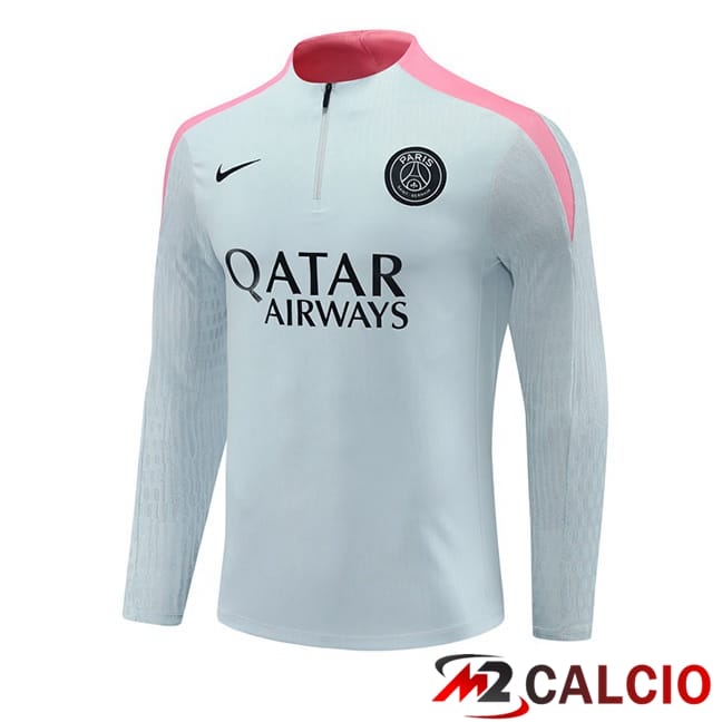 Maglie Calcio Personalizzate,Tute Calcio Squadre,Maglia Nazionale Italiana Calcio | Felpa Allenamento Paris PSG Grigio 2024/2025