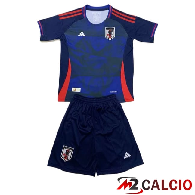 Maglie Calcio Personalizzate,Tute Calcio Squadre,Maglia Nazionale Italiana Calcio | Maglie Calcio Giappone Bambino Edizione Speciale Blu Marino 2024/2025