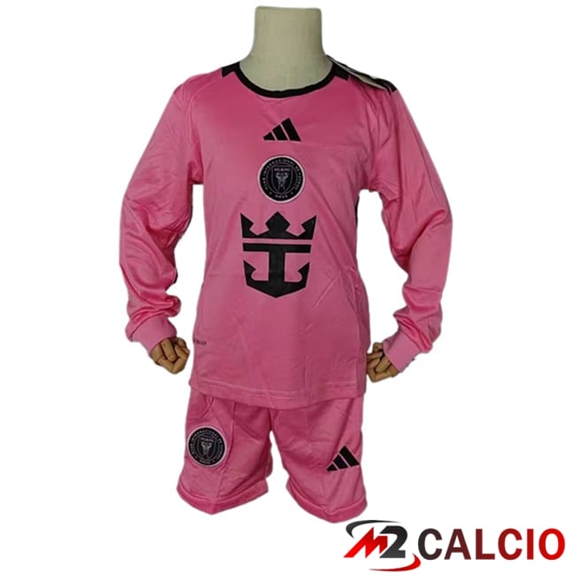 Maglie Calcio Personalizzate,Tute Calcio Squadre,Maglia Nazionale Italiana Calcio | Maglie Calcio Inter Miami CF Bambino Prima Manica Lunga 2024/2025 Maglie Calcio Personalizzate,Tute Calcio Squadre,Maglia Nazionale Italiana Calcio | Maglie Calcio Inter Miami CF Bambino Prima Manica Lunga 2024/2025