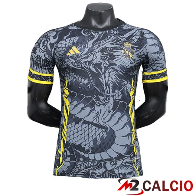 Maglie Calcio Personalizzate,Tute Calcio Squadre,Maglia Nazionale Italiana Calcio | Maglie Calcio Real Madrid Edizione Speciale Nero 2024/2025