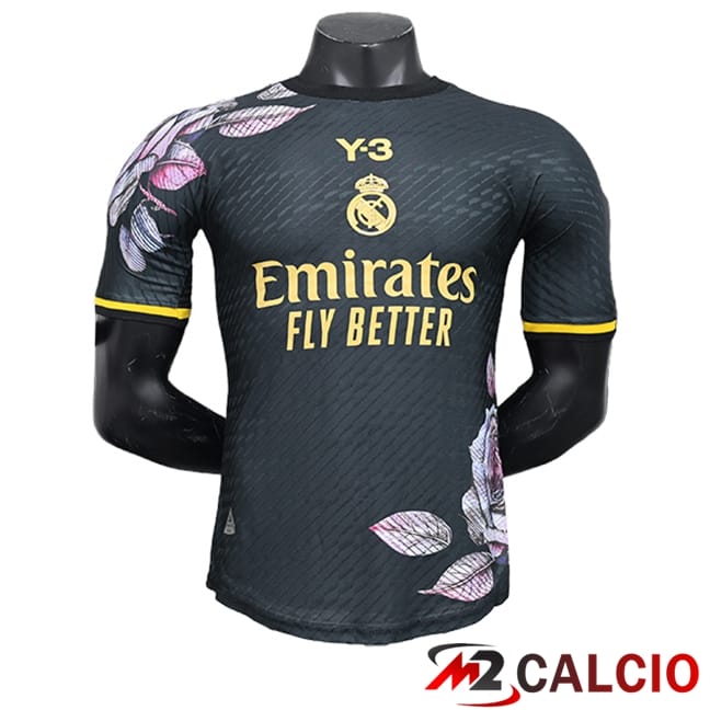 Maglie Calcio Personalizzate,Tute Calcio Squadre,Maglia Nazionale Italiana Calcio | Maglie Calcio Real Madrid Edizione Speciale Nero 2024/2025