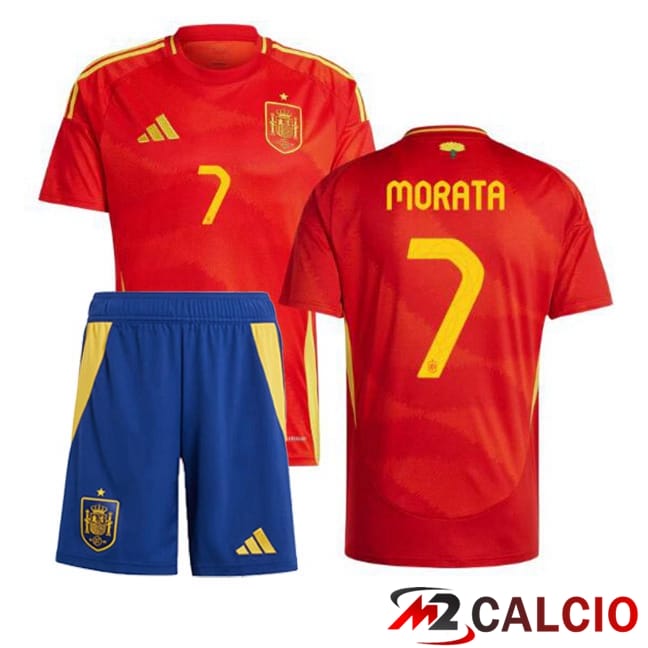 Maglie Calcio Personalizzate,Tute Calcio Squadre,Maglia Nazionale Italiana Calcio | Maglia Nazionale Spagna (MORATA 7) Bambino Prima Rosso 2024/2025 Maglie Calcio Personalizzate,Tute Calcio Squadre,Maglia Nazionale Italiana Calcio | Maglia Nazionale Spagna (MORATA 7) Bambino Prima Rosso 2024/2025