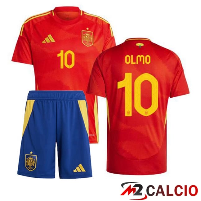 Maglie Calcio Personalizzate,Tute Calcio Squadre,Maglia Nazionale Italiana Calcio | Maglia Nazionale Spagna (OLMO 10) Bambino Prima Rosso 2024/2025 Maglie Calcio Personalizzate,Tute Calcio Squadre,Maglia Nazionale Italiana Calcio | Maglia Nazionale Spagna (OLMO 10) Bambino Prima Rosso 2024/2025