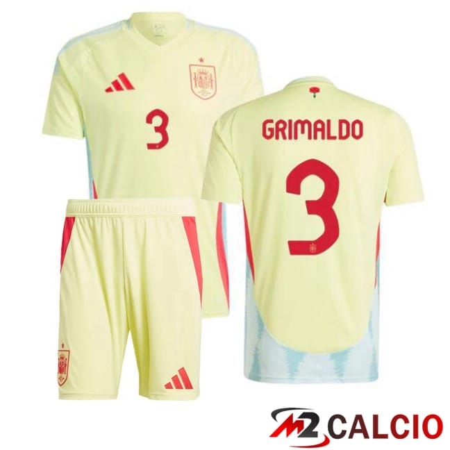 Maglie Calcio Personalizzate,Tute Calcio Squadre,Maglia Nazionale Italiana Calcio | Maglia Nazionale Spagna (GRIMALDO 3) Bambino Seconda Giallo 2024/2025 Maglie Calcio Personalizzate,Tute Calcio Squadre,Maglia Nazionale Italiana Calcio | Maglia Nazionale Spagna (GRIMALDO 3) Bambino Seconda Giallo 2024/2025
