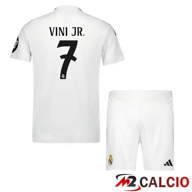 Maglie Calcio Personalizzate,Tute Calcio Squadre,Maglia Nazionale Italiana Calcio | Maglie Calcio Real Madrid (Vini Jr. 7) Bambino Prima Bianco 2024/2025 Maglie Calcio Personalizzate,Tute Calcio Squadre,Maglia Nazionale Italiana Calcio | Maglie Calcio Real Madrid (Vini Jr. 7) Bambino Prima Bianco 2024/2025