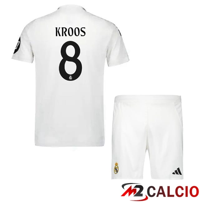 Maglie Calcio Personalizzate,Tute Calcio Squadre,Maglia Nazionale Italiana Calcio | Maglie Calcio Real Madrid (Kroos 8) Bambino Prima Bianco 2024/2025 Maglie Calcio Personalizzate,Tute Calcio Squadre,Maglia Nazionale Italiana Calcio | Maglie Calcio Real Madrid (Kroos 8) Bambino Prima Bianco 2024/2025