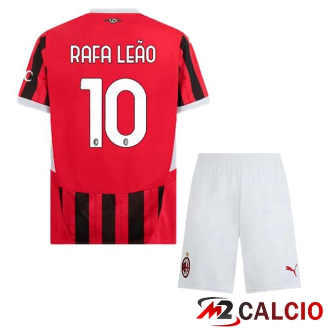 Maglie Calcio Personalizzate,Tute Calcio Squadre,Maglia Nazionale Italiana Calcio | Maglie Calcio AC Milan (Rafa Leão 10) Bambino Prima Rosso Nero 2024/2025 Maglie Calcio Personalizzate,Tute Calcio Squadre,Maglia Nazionale Italiana Calcio | Maglie Calcio AC Milan (Rafa Leão 10) Bambino Prima Rosso Nero 2024/2025