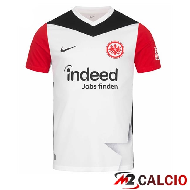 Maglie Calcio Personalizzate,Tute Calcio Squadre,Maglia Nazionale Italiana Calcio | Maglie Calcio Eintracht Frankfurt Prima Bianco Rosso 2024/2025