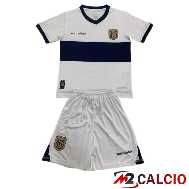 Maglie Calcio Personalizzate,Tute Calcio Squadre,Maglia Nazionale Italiana Calcio | Maglie Calcio Ecuador Bambino Seconda 2024/2025