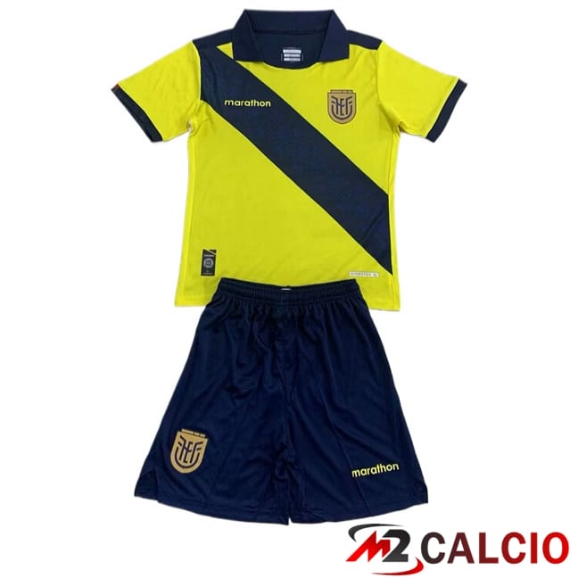 Maglie Calcio Personalizzate,Tute Calcio Squadre,Maglia Nazionale Italiana Calcio | Maglie Calcio Ecuador Bambino Prima 2024/2025