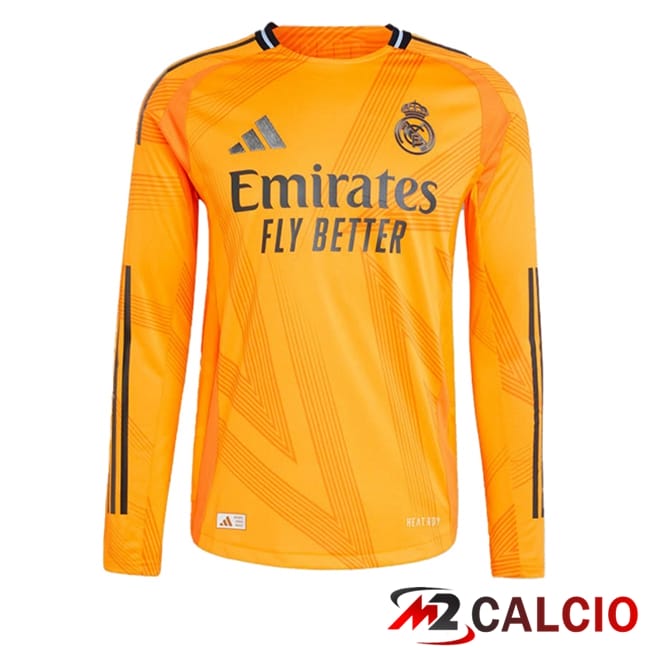 Maglie Calcio Personalizzate,Tute Calcio Squadre,Maglia Nazionale Italiana Calcio | Maglie Calcio Real Madrid Seconda Manica Lunga 2024/2025