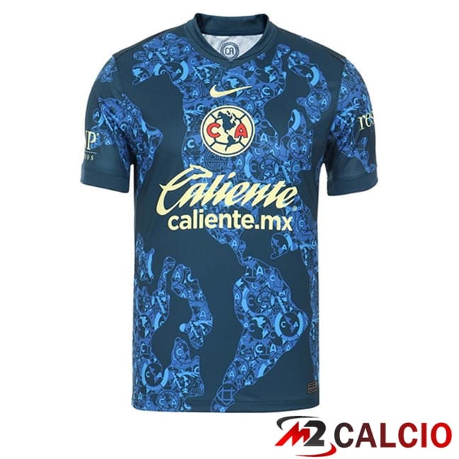 Maglie Calcio Personalizzate,Tute Calcio Squadre,Maglia Nazionale Italiana Calcio | Maglie Calcio Club America Seconda 2024/2025