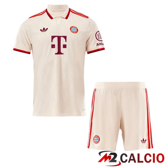 Maglie Calcio Personalizzate,Tute Calcio Squadre,Maglia Nazionale Italiana Calcio | Maglie Calcio Bayern Monaco Bambino Terza Giallo 2024/2025