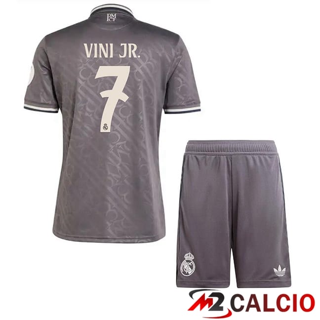 Maglie Calcio Personalizzate,Tute Calcio Squadre,Maglia Nazionale Italiana Calcio | Maglie Calcio Real Madrid (Vini Jr. 7) Bambino Terza Grigio 2024/2025 Maglie Calcio Personalizzate,Tute Calcio Squadre,Maglia Nazionale Italiana Calcio | Maglie Calcio Real Madrid (Vini Jr. 7) Bambino Terza Grigio 2024/2025