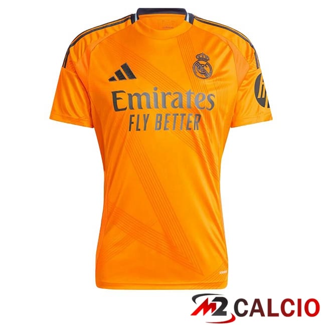 Maglie Calcio Personalizzate,Tute Calcio Squadre,Maglia Nazionale Italiana Calcio | Maglie Calcio Real Madrid Seconda Arancia 2024/2025
