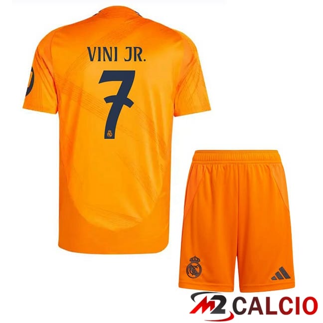 Maglie Calcio Personalizzate,Tute Calcio Squadre,Maglia Nazionale Italiana Calcio | Maglie Calcio Real Madrid (Vini Jr. 7) Bambino Seconda Arancia 2024/2025 Maglie Calcio Personalizzate,Tute Calcio Squadre,Maglia Nazionale Italiana Calcio | Maglie Calcio Real Madrid (Vini Jr. 7) Bambino Seconda Arancia 2024/2025