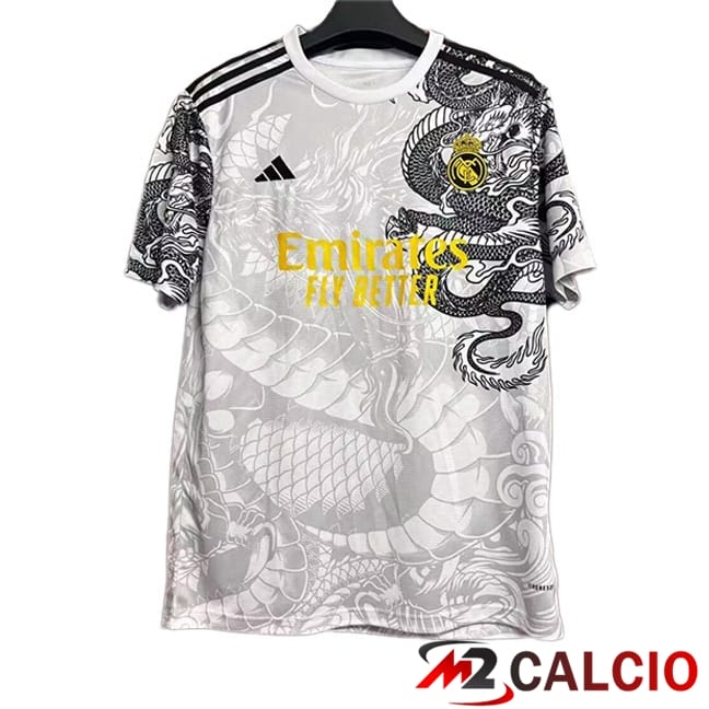 Maglie Calcio Personalizzate,Tute Calcio Squadre,Maglia Nazionale Italiana Calcio | Maglie Calcio Real Madrid Edizione Speciale Bianco 2024/2025