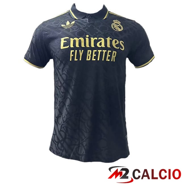 Maglie Calcio Personalizzate,Tute Calcio Squadre,Maglia Nazionale Italiana Calcio | Maglie Calcio Real Madrid Edizione Speciale Nero 2024/2025