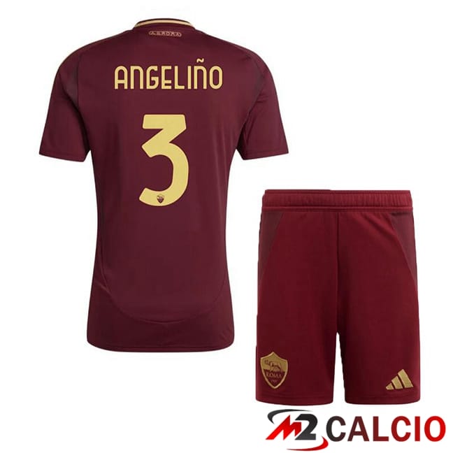 Maglie Calcio Personalizzate,Tute Calcio Squadre,Maglia Nazionale Italiana Calcio | Maglie Calcio AS Roma (ANGELIÑO 3) Bambino Prima Rosso 2024/2025 Maglie Calcio Personalizzate,Tute Calcio Squadre,Maglia Nazionale Italiana Calcio | Maglie Calcio AS Roma (ANGELIÑO 3) Bambino Prima Rosso 2024/2025