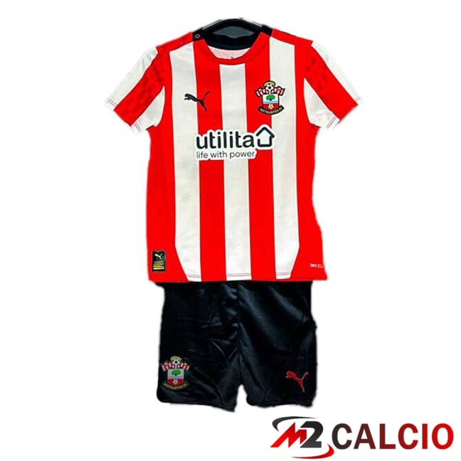 Maglie Calcio Southampton FC Bambino Prima Rosso 2024/2025