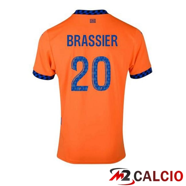 Maglie Calcio Marsiglia OM (BRASSIER 20) Terza Arancia 2024/2025