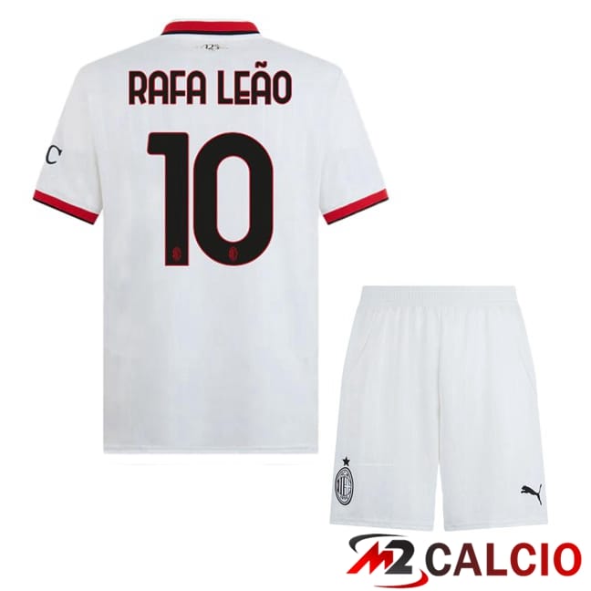 Maglie Calcio Personalizzate,Tute Calcio Squadre,Maglia Nazionale Italiana Calcio | Maglie Calcio AC Milan (Rafa Leão 10) Bambino Seconda Bianco 2024/2025 Maglie Calcio Personalizzate,Tute Calcio Squadre,Maglia Nazionale Italiana Calcio | Maglie Calcio AC Milan (Rafa Leão 10) Bambino Seconda Bianco 2024/2025