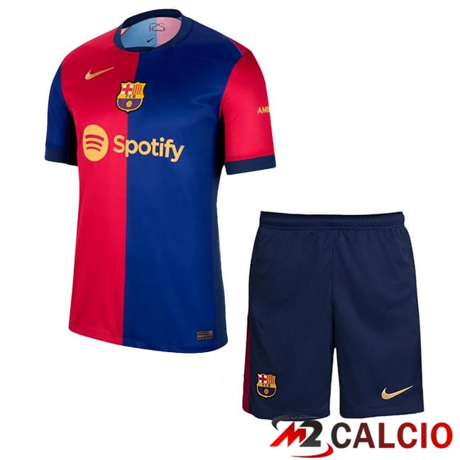 Maglie Calcio Personalizzate,Tute Calcio Squadre,Maglia Nazionale Italiana Calcio | Maglie Calcio FC Barcellona Bambino Spotify Prima Blu Rosso 2024/2025