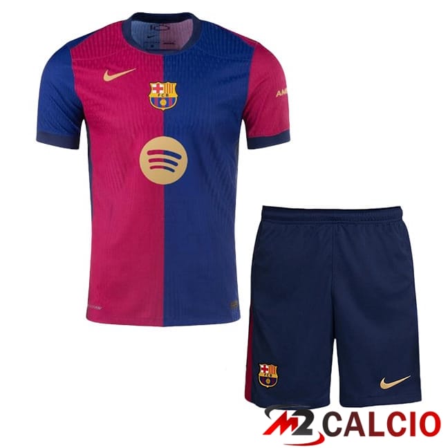 Maglie Calcio Personalizzate,Tute Calcio Squadre,Maglia Nazionale Italiana Calcio | Maglie Calcio FC Barcellona Bambino Prima Blu Rosso 2024/2025