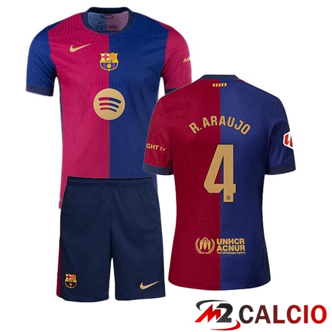 Maglie Calcio Personalizzate,Tute Calcio Squadre,Maglia Nazionale Italiana Calcio | Maglie Calcio FC Barcellona (R. ARAUJO 4) Bambino Prima Blu Rosso 2024/2025 Maglie Calcio Personalizzate,Tute Calcio Squadre,Maglia Nazionale Italiana Calcio | Maglie Calcio FC Barcellona (R. ARAUJO 4) Bambino Prima Blu Rosso 2024/2025