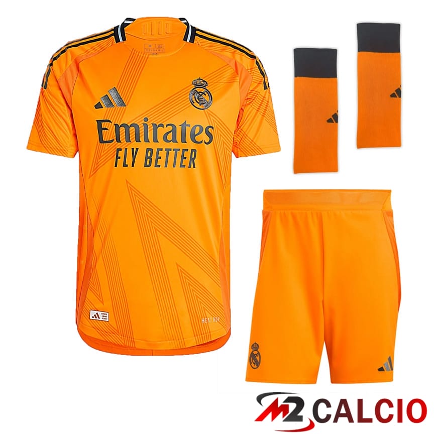 Maglie Calcio Personalizzate,Tute Calcio Squadre,Maglia Nazionale Italiana Calcio | Insieme Maglie Calcio Real Madrid Seconda (Pantaloncini + Calzini) 2024/2025