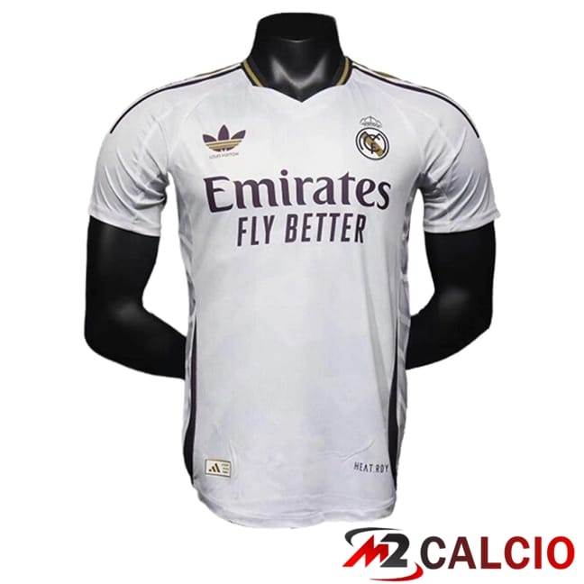 Maglie Calcio Personalizzate,Tute Calcio Squadre,Maglia Nazionale Italiana Calcio | Maglie Calcio Real Madrid Edizione Speciale Bianco 2024/2025