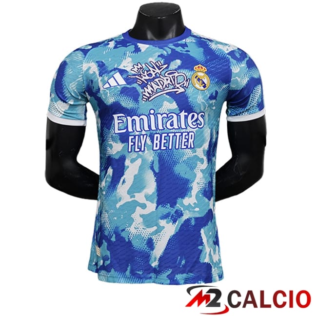 Maglie Calcio Personalizzate,Tute Calcio Squadre,Maglia Nazionale Italiana Calcio | Maglie Calcio Real Madrid Edizione Speciale Azzurro 2024/2025