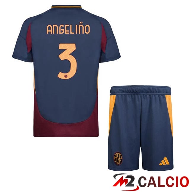 Maglie Calcio Personalizzate,Tute Calcio Squadre,Maglia Nazionale Italiana Calcio | Maglie Calcio AS Roma (ANGELIÑO 3) Bambino Terza Blu Reale 2024/2025 Maglie Calcio Personalizzate,Tute Calcio Squadre,Maglia Nazionale Italiana Calcio | Maglie Calcio AS Roma (ANGELIÑO 3) Bambino Terza Blu Reale 2024/2025